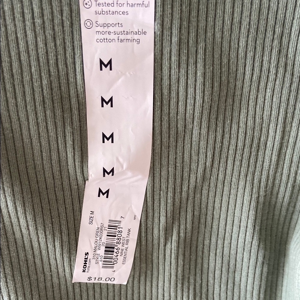 Nine West Asymmetrical Sleeveless Tank Tops, 4 ribbed tops. New - Picture 5 of 9